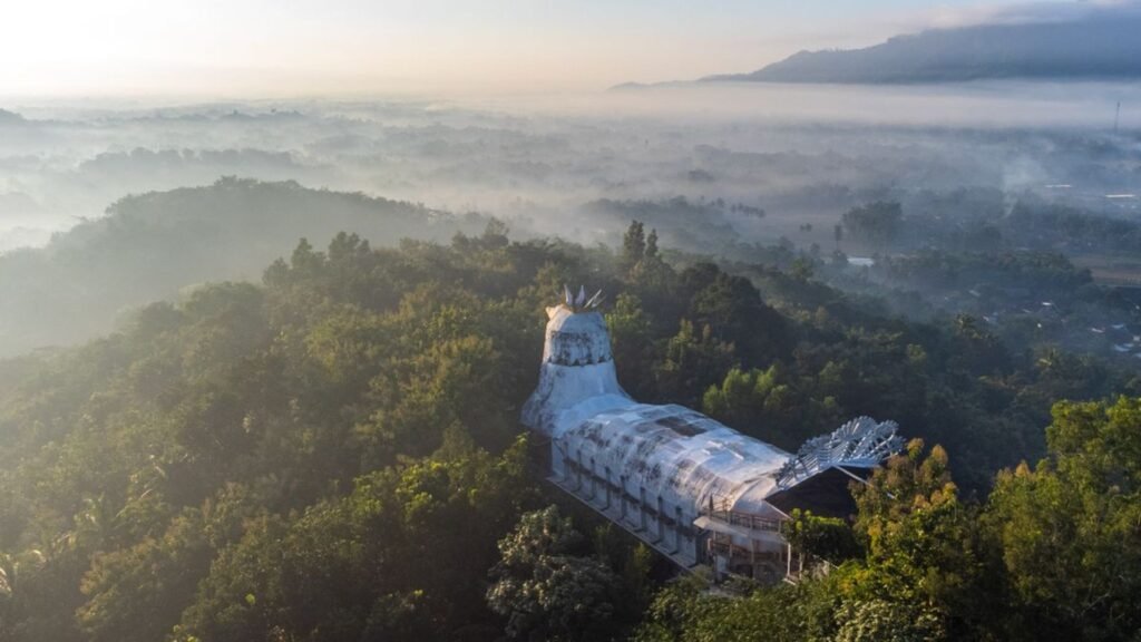 wisata borobudur ootd