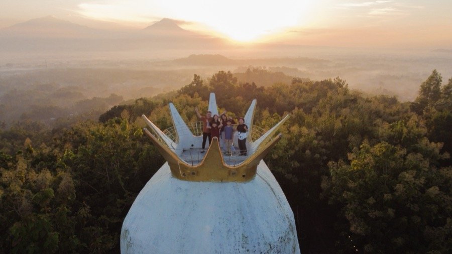 Outfit nyaman untuk VW Borobudur dan rute desa