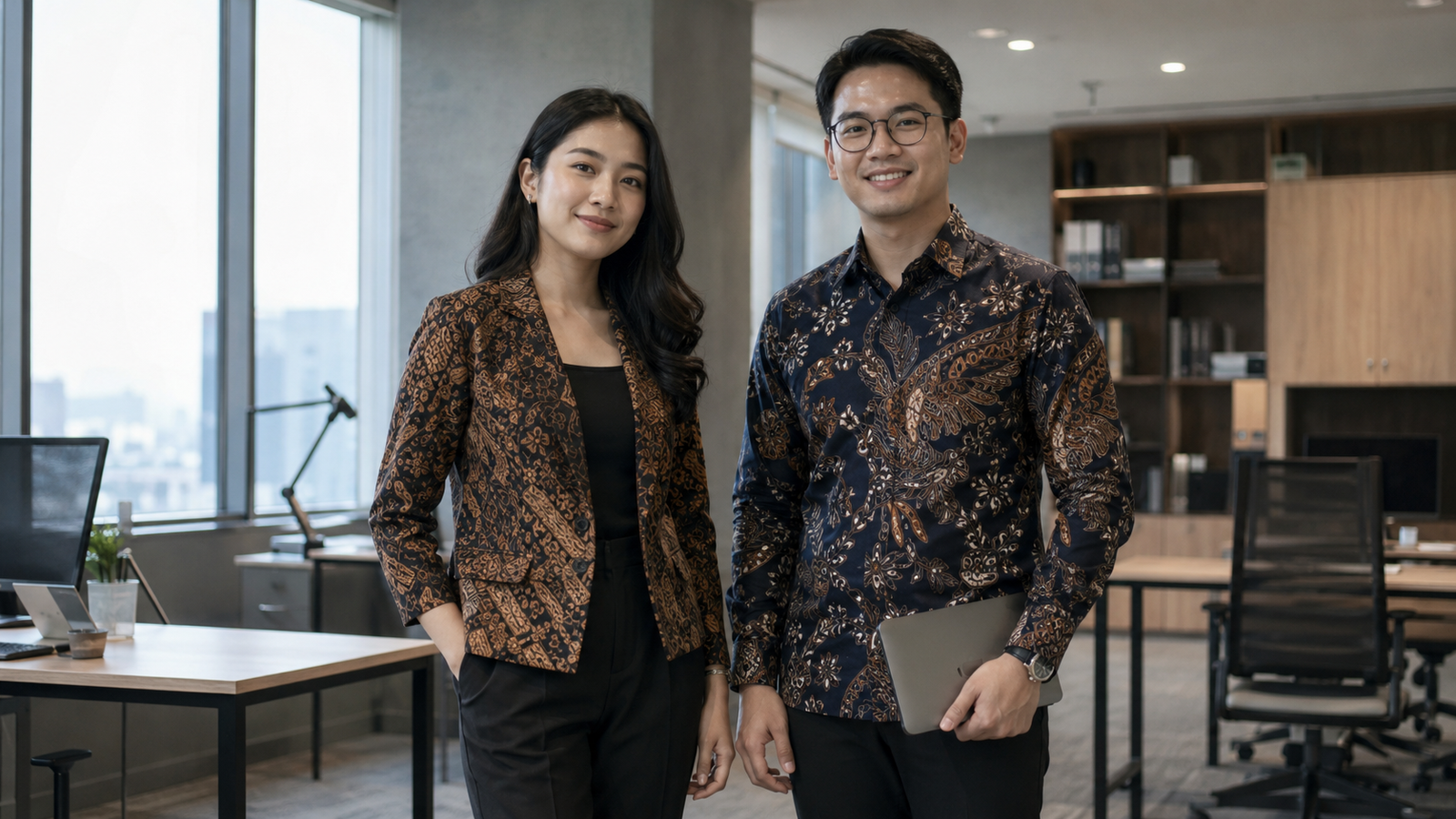fashion batik modern: outfit batik wanita casual untuk hangout