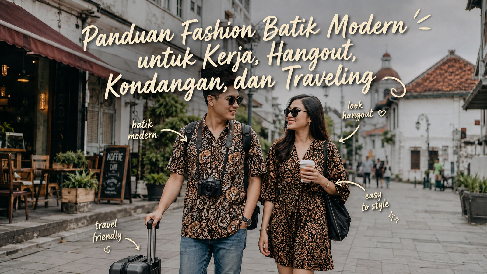 fashion batik modern untuk kerja dan hangout